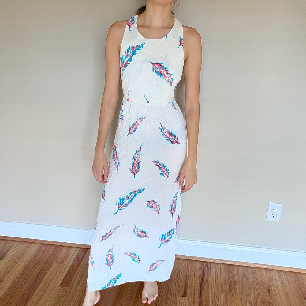 Forever 21 maxi dress with open back. Size Small